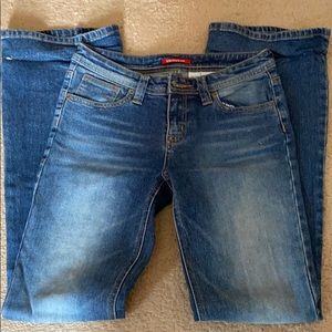 flare glitter speck jeans